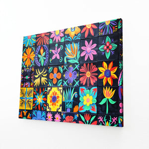 Floral Mosaic Mexican Wall Art | MusaArtGallery™