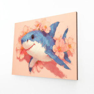 Floral Shark Art