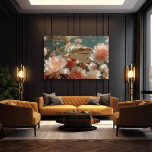 Floral Shark Artwork