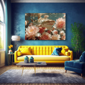 Floral Shark Artwork