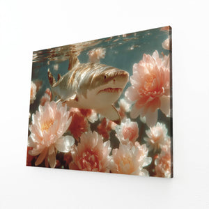Floral Shark Artwork