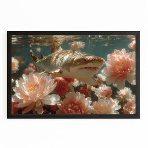 Floral Shark Artwork
