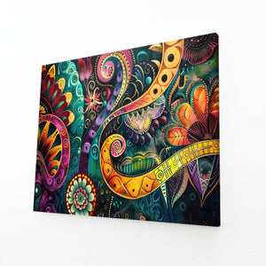 Floral Swirl Mexican Wall Art | MusaArtGallery™