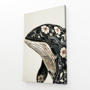 Floral Whale Art | MusaArtGallery™