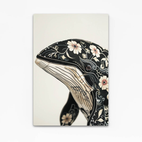 Floral Whale Art | MusaArtGallery™