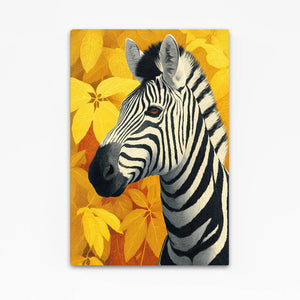 Floral Zebra Wall Art