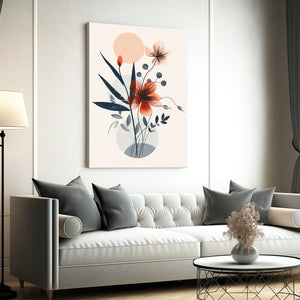 Flower Boho Canvas Art | MusaArtGallery™