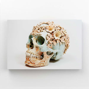 Flower Face Skull Art | MusaArtGallery™