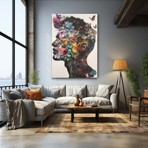 Flower Face Trippy Art | MusaArtGallery™