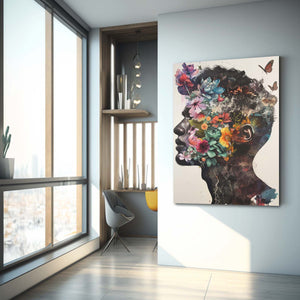 Flower Face Trippy Art | MusaArtGallery™