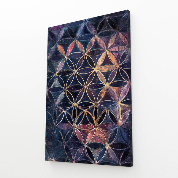 Flower Of Life Art On Canvas