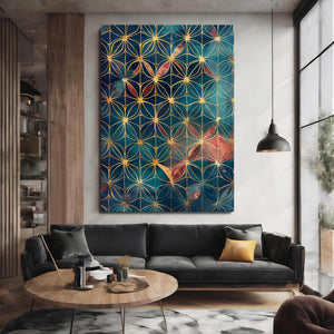 Flower Of Life Canvas