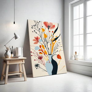 Flower Pot Boho Wall Art | MusaArtGallery™