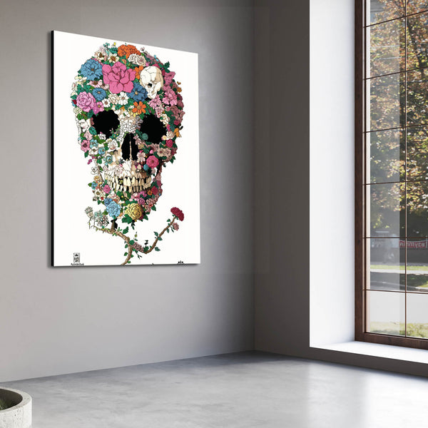 Flower Skull Art | MusaArtGallery™