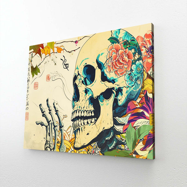 Flower Skull Wall Art | MusaArtGallery™