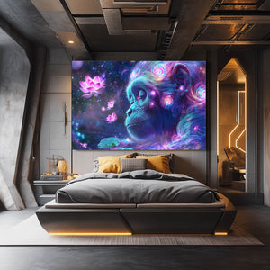Flowered Monkey Art