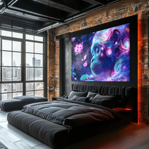 Flowered Monkey Art