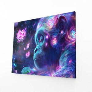 Flowered Monkey Art