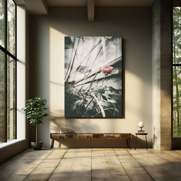 Flowers Black And White Photography Prints