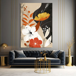 Flowers Decor Boho Wall Art | MusaArtGallery™