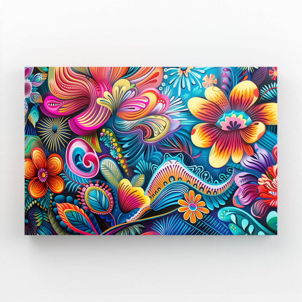 Flowers Fantasy Mexican Wall Art | MusaArtGallery™