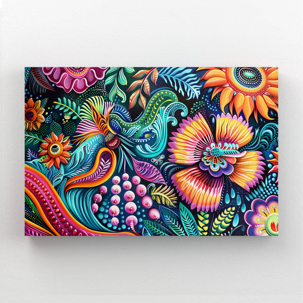 Flowers Harmony Mexican Wall Art | MusaArtGallery™