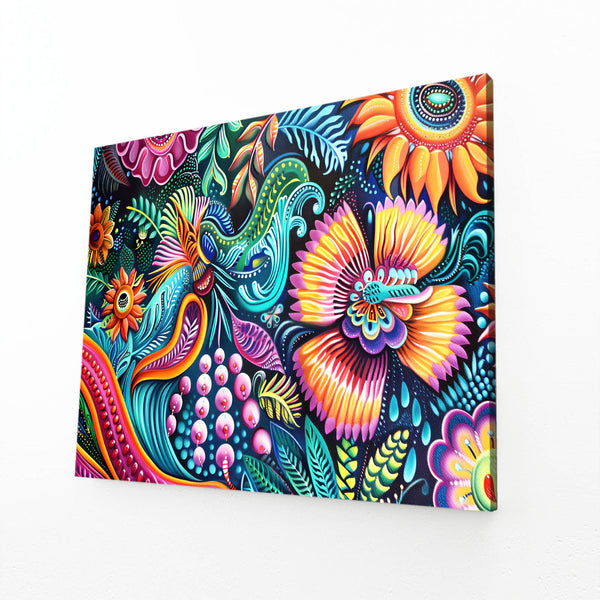 Flowers Harmony Mexican Wall Art | MusaArtGallery™