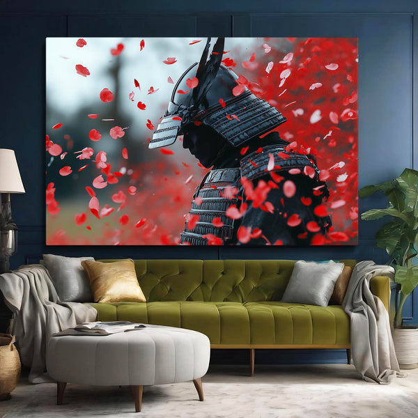 Flowers Samurai Wall Art