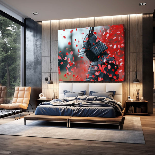 Flowers Samurai Wall Art