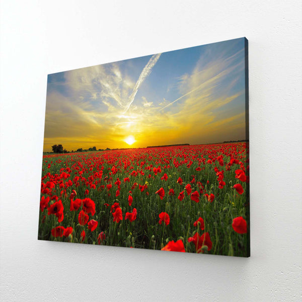 Flowers Sunset Wall Art | MusaArtGallery™