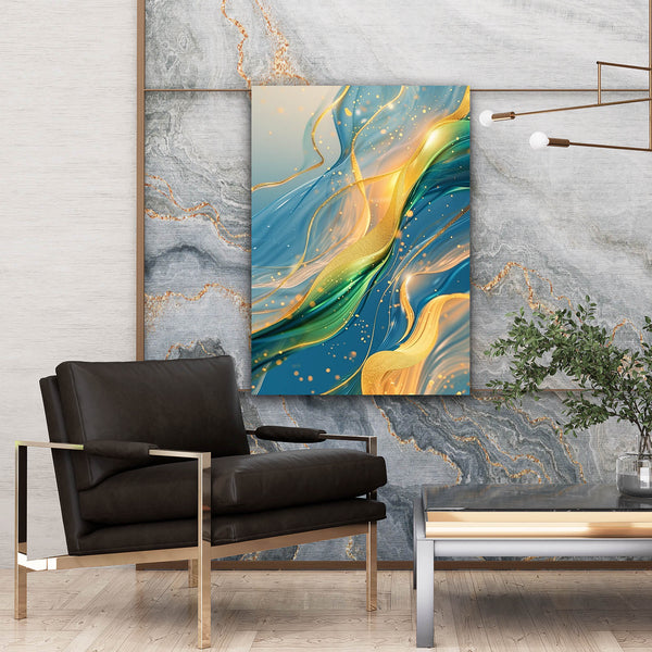 Flowing Elegance Abstract Art | MusaArtGallery™