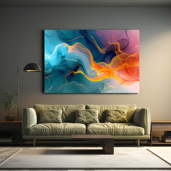 Flowing Harmony Abstract Art | MusaArtGallery™