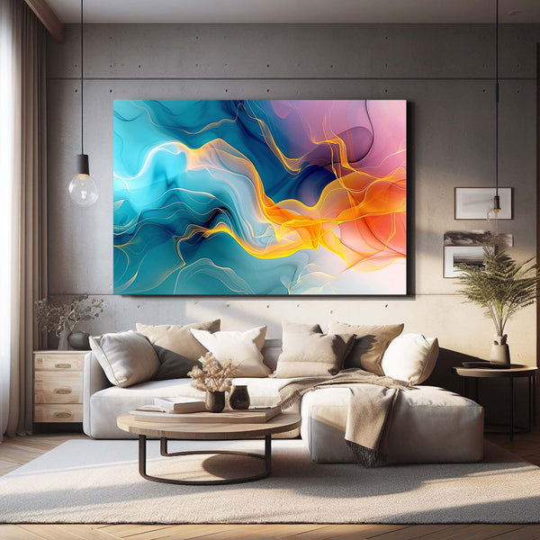 Flowing Harmony Abstract Art | MusaArtGallery™