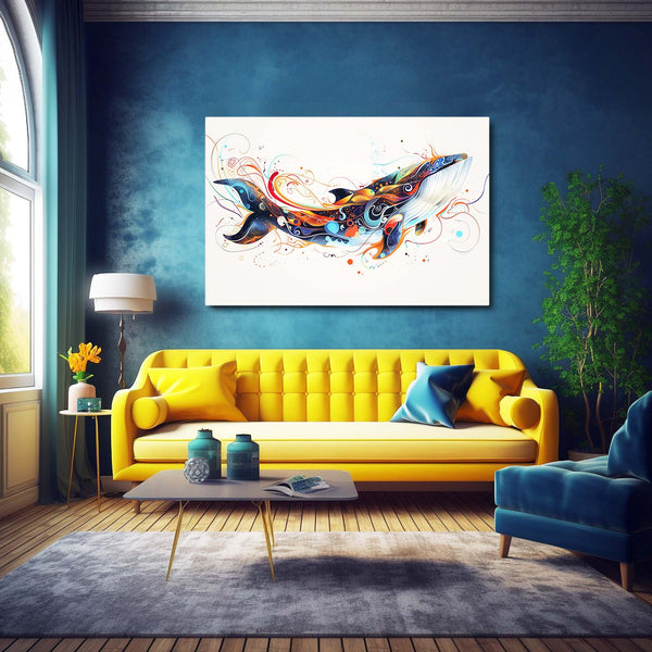 Flowing Harmony Whale Art | MusaArtGallery™