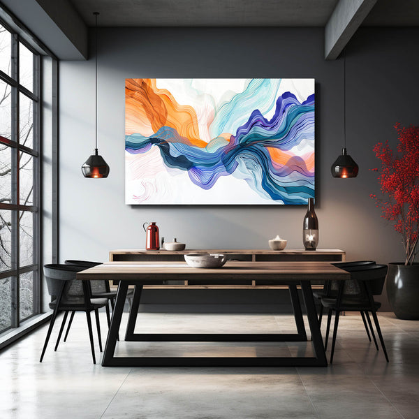 Flowing Waves Abstract Art | MusaArtGallery™