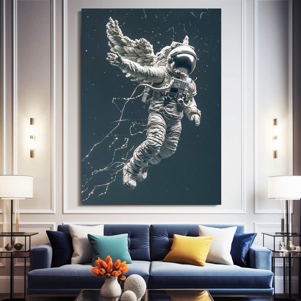 Flying Astronaut Art  | MusaArtGallery™