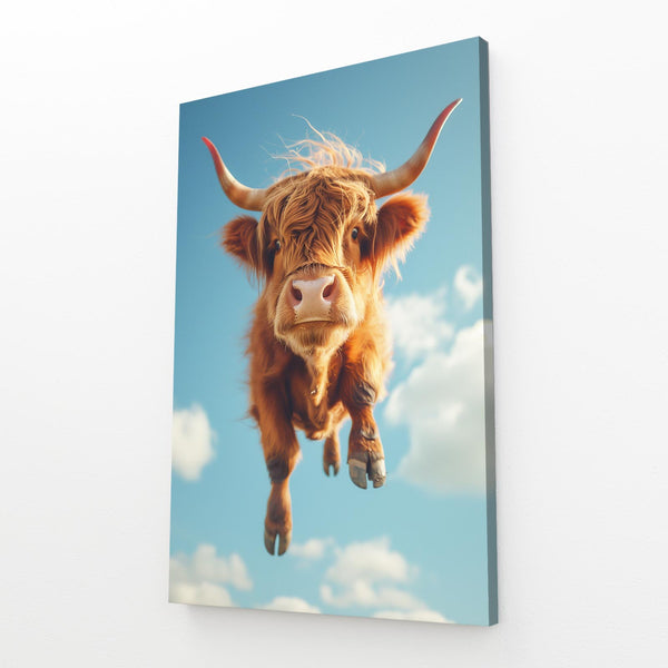 Flying Cow Cool Wall Art