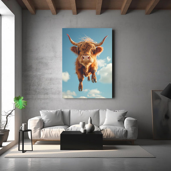 Flying Cow Cool Wall Art