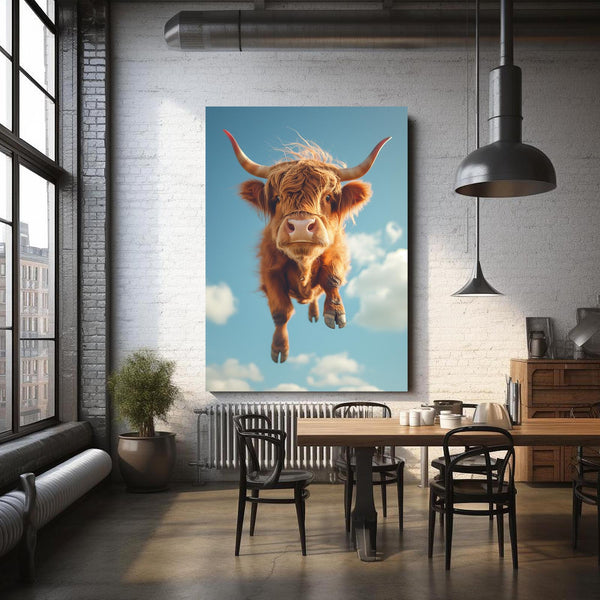 Flying Cow Cool Wall Art