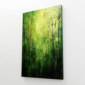 Forest Bloom Green Abstract Art | MusaArtGallery™