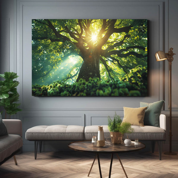 Forest Light Tree Art | MusaArtGallery™