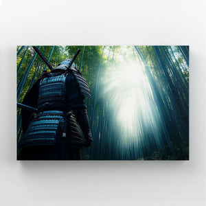 Forest Samurai Art Canvas