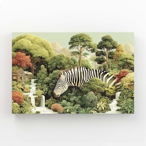 Forest Zebra Art