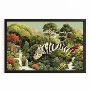 Forest Zebra Art