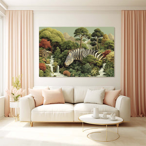 Forest Zebra Art
