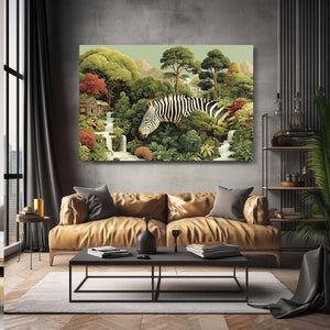 Forest Zebra Art
