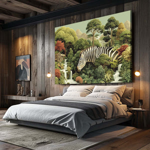 Forest Zebra Art