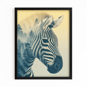 Forest Zebra Wall Art
