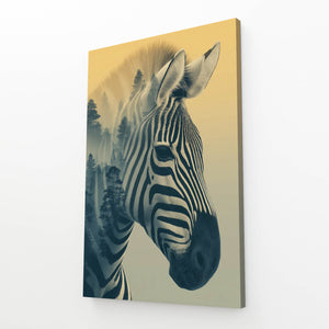 Forest Zebra Wall Art
