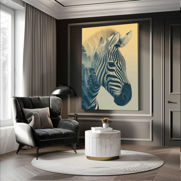 Forest Zebra Wall Art